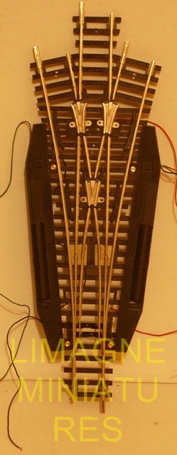ROCO DWW 15 ÉCHELLE HO AIGUILLAGE TRIPLE